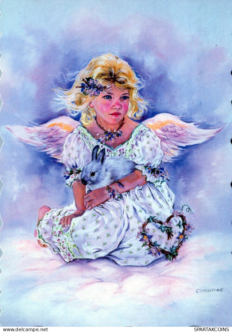 ANGE NOËL Vintage Carte Postale CPSM #PAJ169.A - Angels