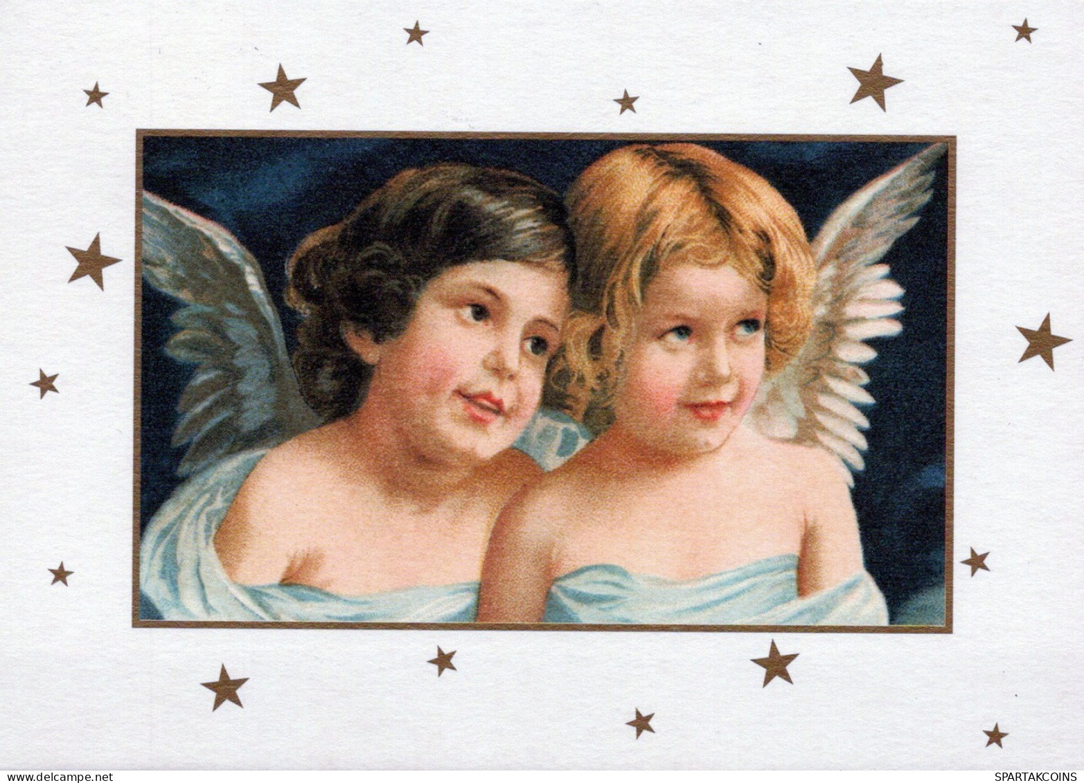 ANGEL CHRISTMAS Holidays Vintage Postcard CPSM #PAH448.A - Angeli