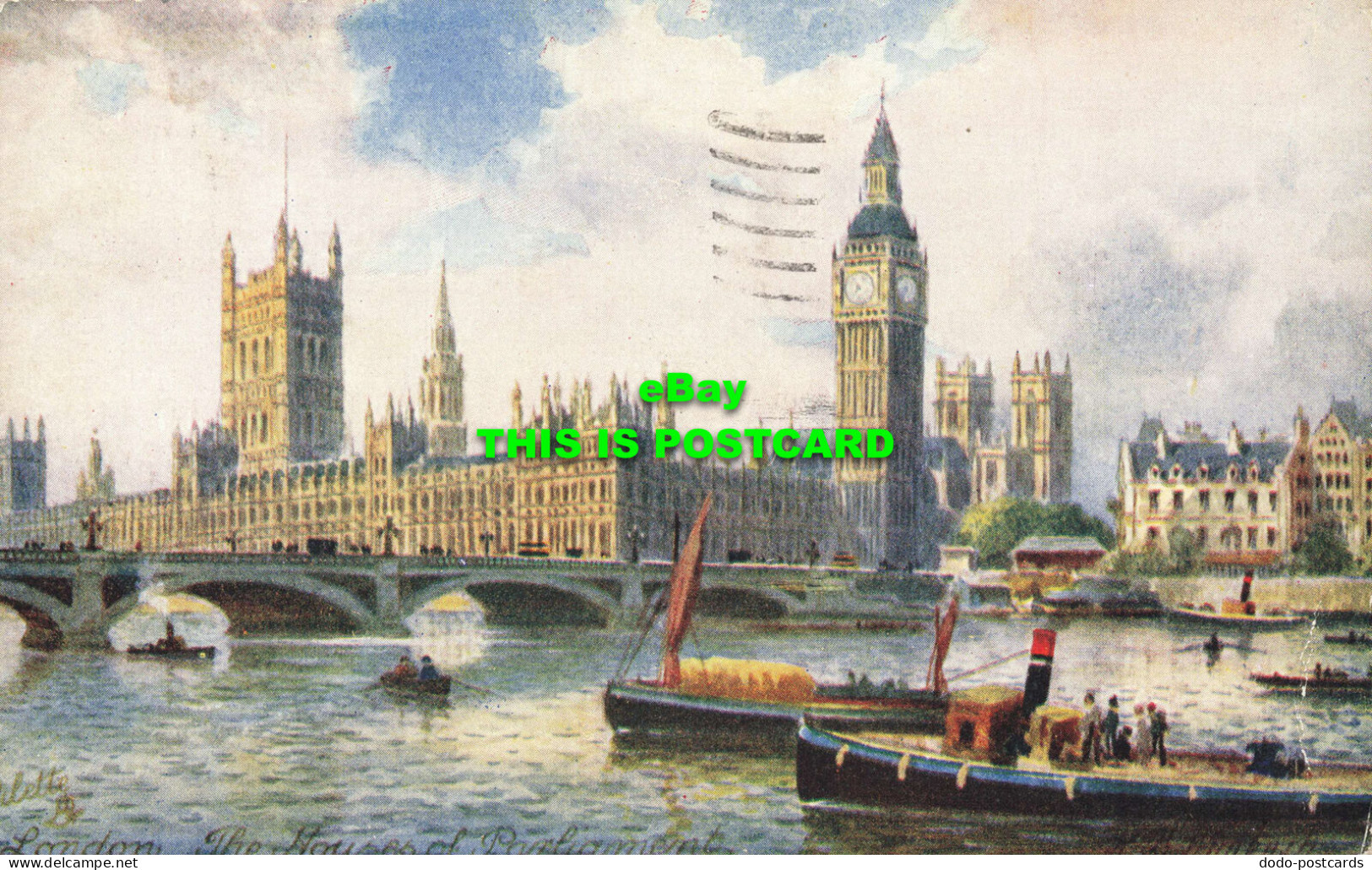 R595716 London. Houses Of Parliament. Tuck. Oilette. No. 7975. H. B. Wimbush. 19 - Andere & Zonder Classificatie