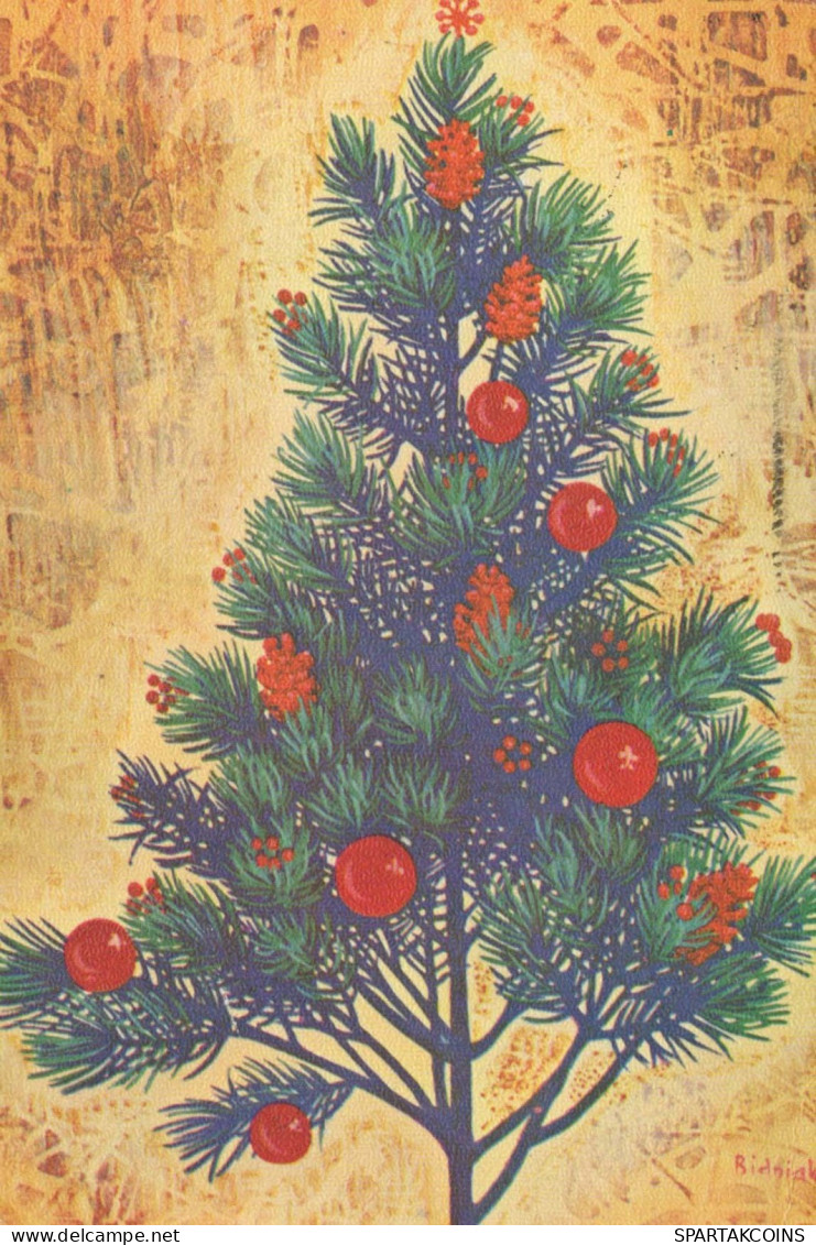 Feliz Año Navidad Vintage Tarjeta Postal CPSM #PAV233.A - New Year