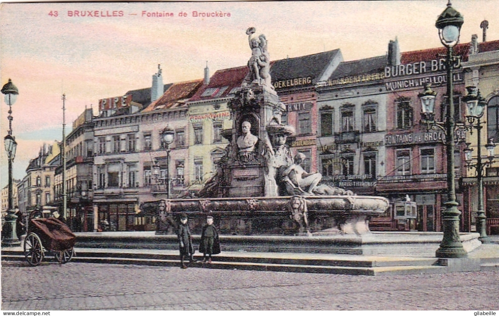 BRUXELLES - Fontaine De Brouckere - Brüssel (Stadt)