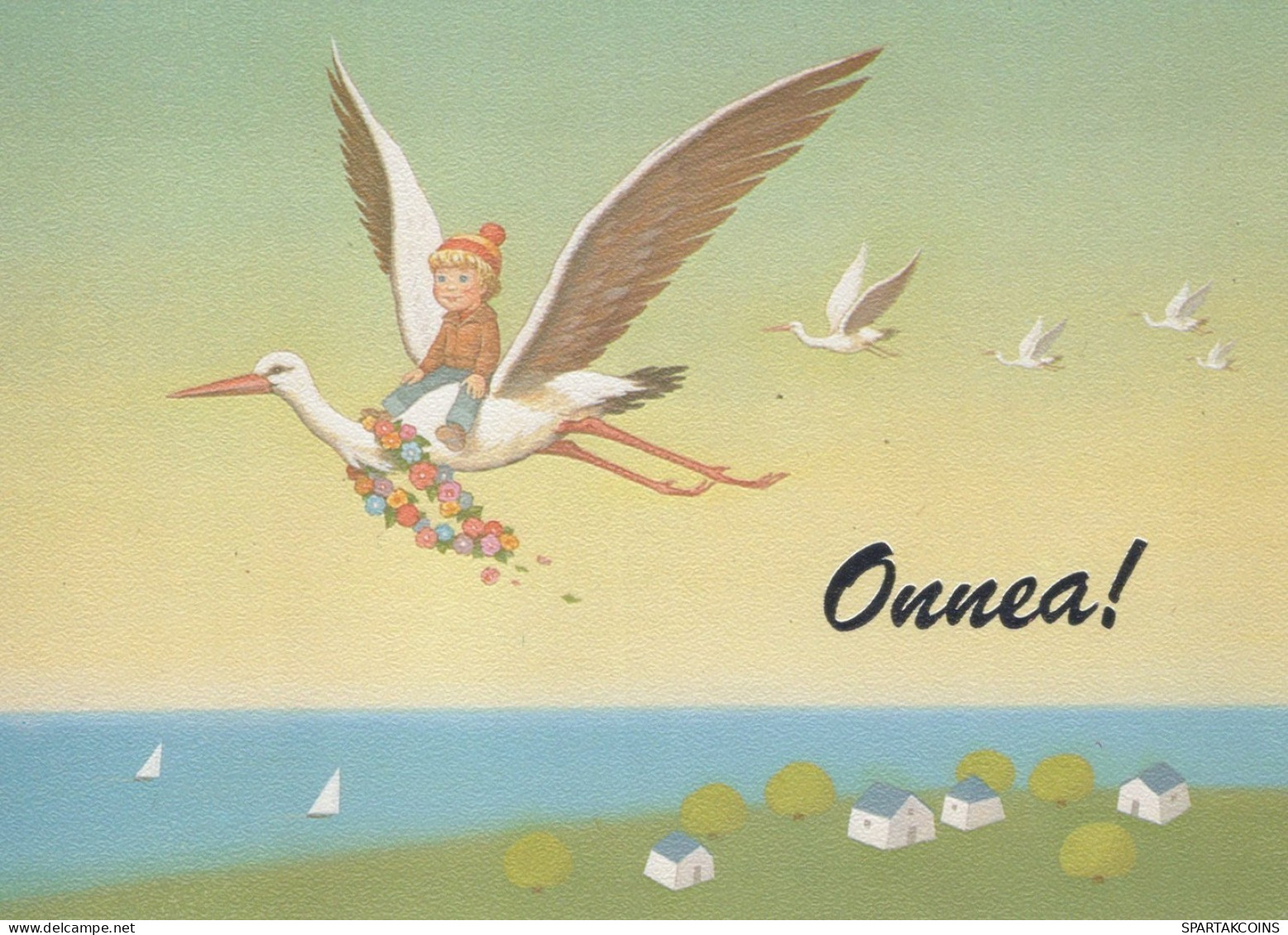 OISEAU Animaux Vintage Carte Postale CPSM #PAN280.A - Birds