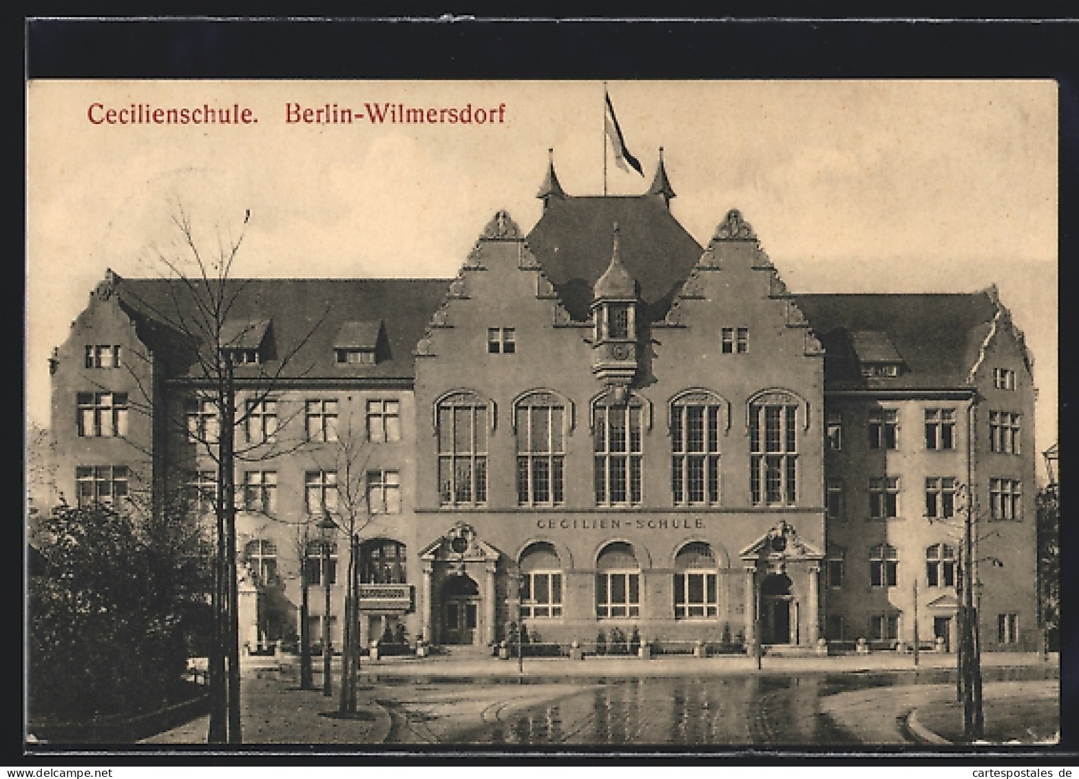 AK Berlin-Wilmersdorf, An Der Cecilien-Schule  - Wilmersdorf