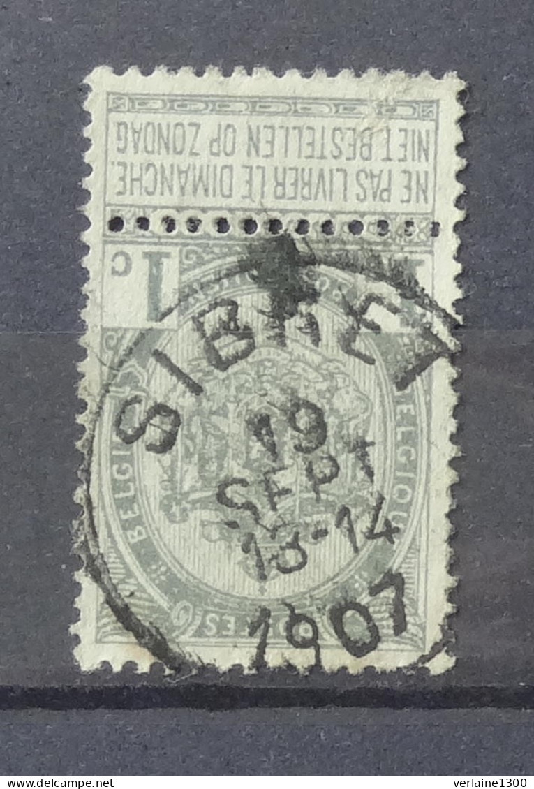 53 Avec Belle Oblitération Sibret - 1893-1907 Wappen