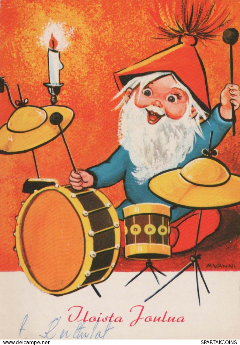 WEIHNACHTSMANN SANTA CLAUS Neujahr Weihnachten Vintage Ansichtskarte Postkarte CPSM #PBL282.A - Santa Claus