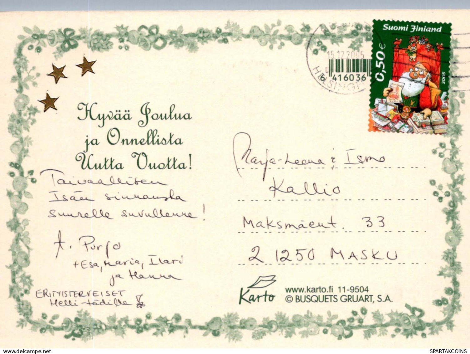 Virgen Mary Madonna Baby JESUS Christmas Religion Vintage Postcard CPSM #PBB927.A - Jungfräuliche Marie Und Madona
