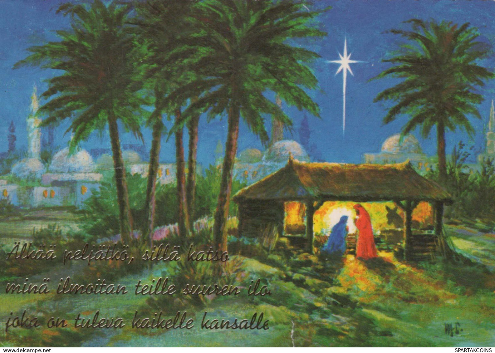 Vierge Marie Madone Bébé JÉSUS Noël Religion #PBB660.A - Vierge Marie & Madones