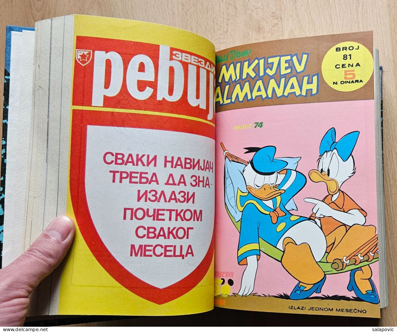 MIKIJEV ALMANAH 12 Numbers Bound 79 - 90, Vintage Comic Book Yugoslavia Yugoslavian Mickey Mouse Disney Comics - Comics & Manga (andere Sprachen)