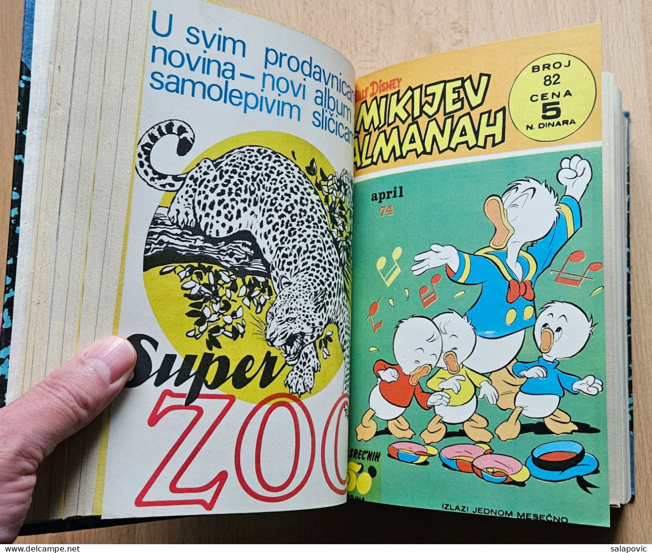 MIKIJEV ALMANAH 12 Numbers Bound 79 - 90, Vintage Comic Book Yugoslavia Yugoslavian Mickey Mouse Disney Comics - Stripverhalen & Mangas (andere Talen)