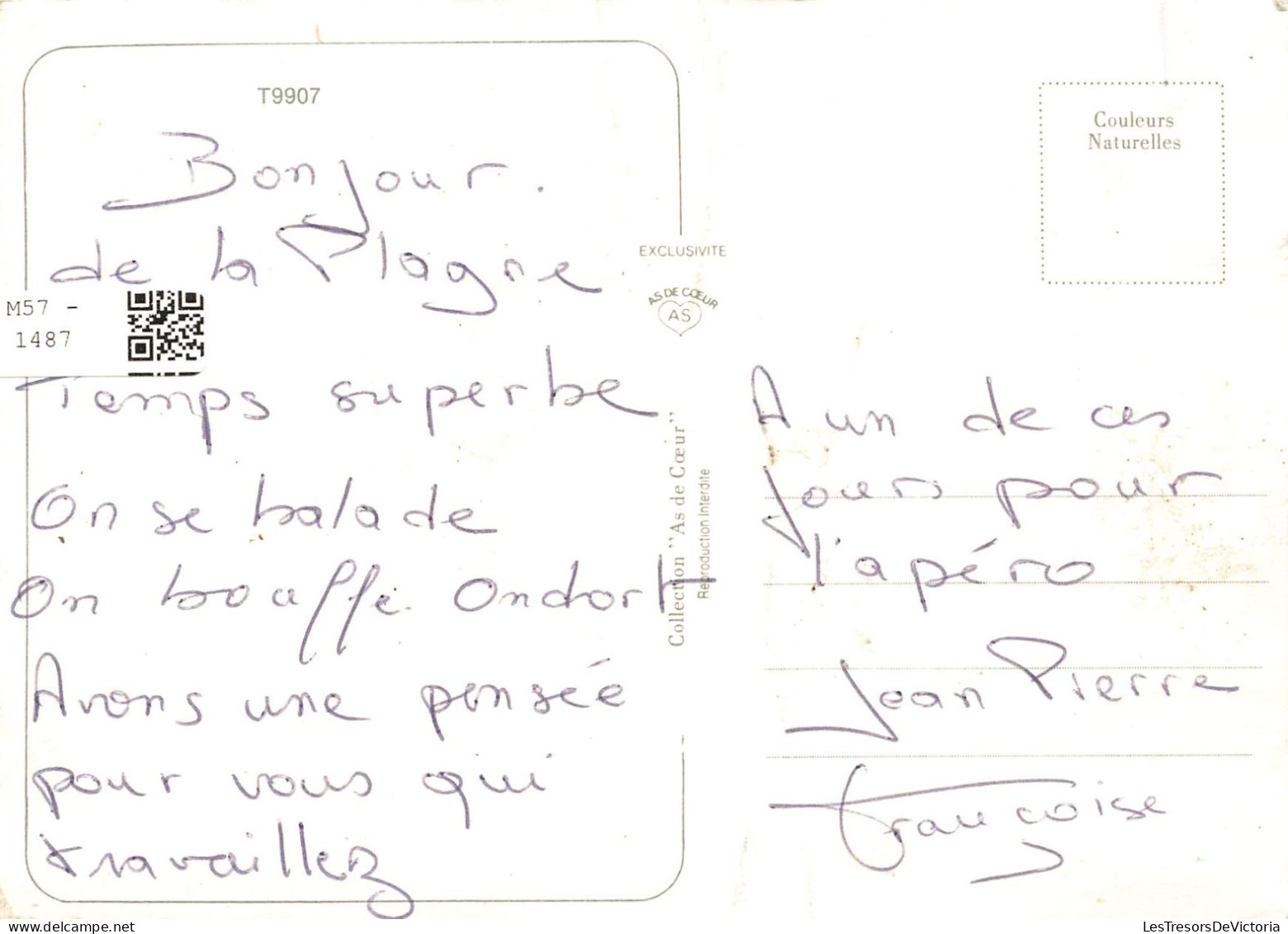 HUMOUR - On S'en Balance On Est En Vacances - Carte Postale - Humour