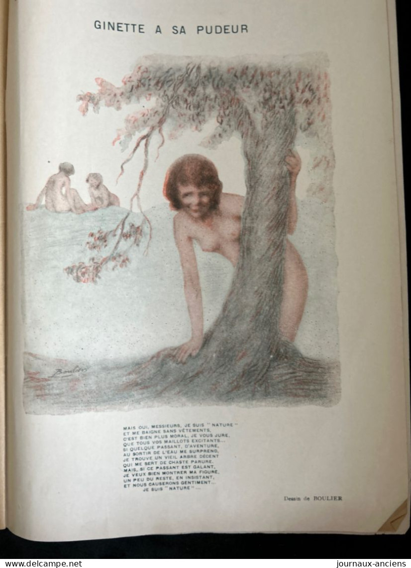 1929 Magazine Gai " FANTASIO "  N° 545 - ROUBILLE - LAIS - ROSE DANS LES CHEVEUX - PARFUM BOURJOIS