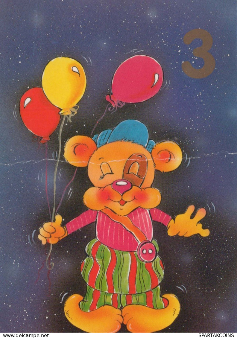 GEBÄREN Tier Vintage Ansichtskarte Postkarte CPSM #PBS194.A - Bears