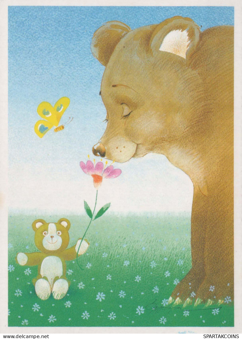 OURS Animaux Vintage Carte Postale CPSM #PBS213.A - Ours