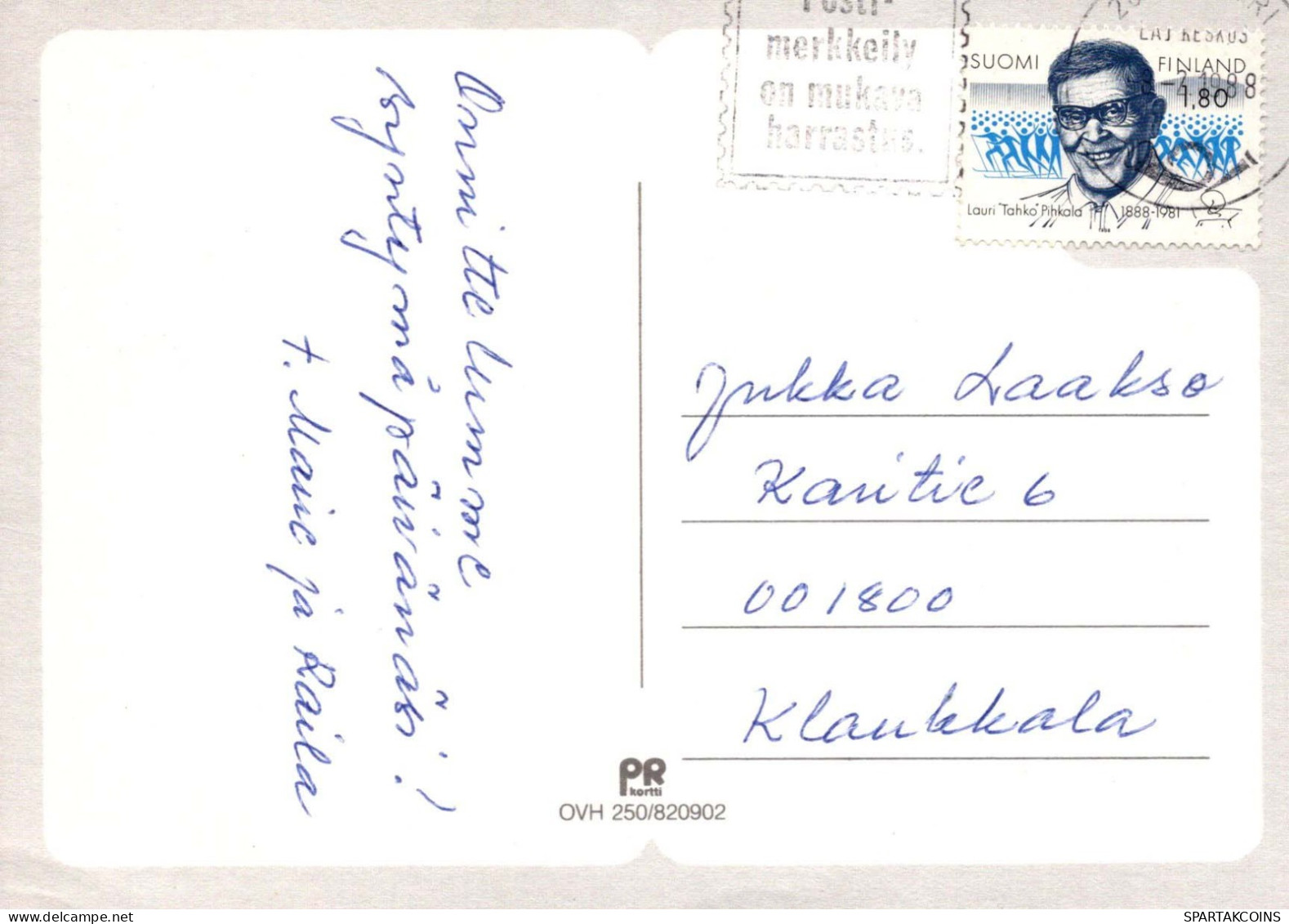 OSO Animales Vintage Tarjeta Postal CPSM #PBS131.A - Ours