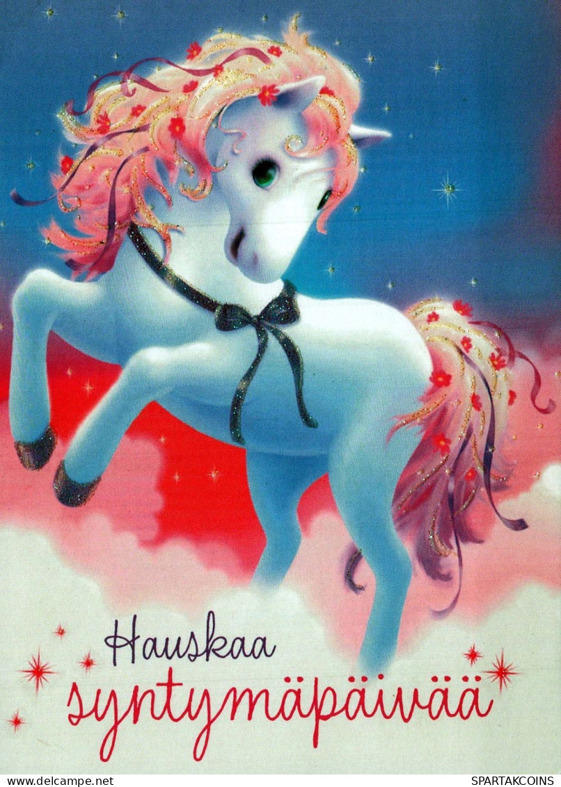 CAVALLO Animale Vintage Cartolina CPSM #PBR906.A - Horses