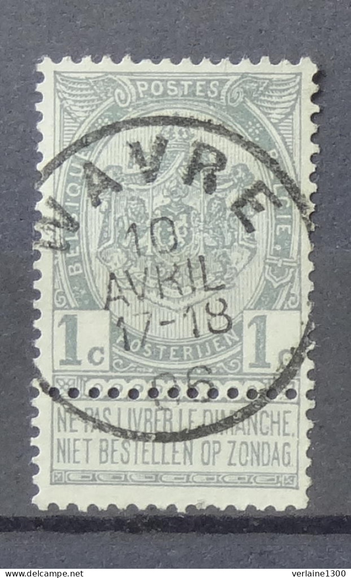 53 Avec Belle Oblitération Wavre - 1893-1907 Stemmi