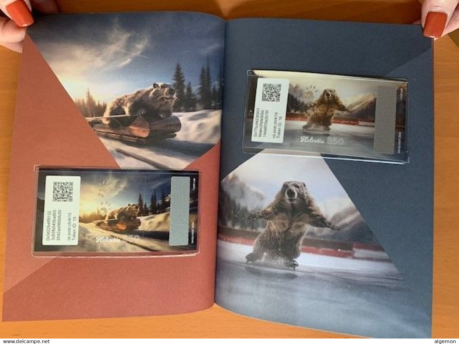RARE SWISS CRYPTO Stamp 4.0 2024 Marmottes  série complète de 24 ID en Album  **  Basic Edition avec NFT