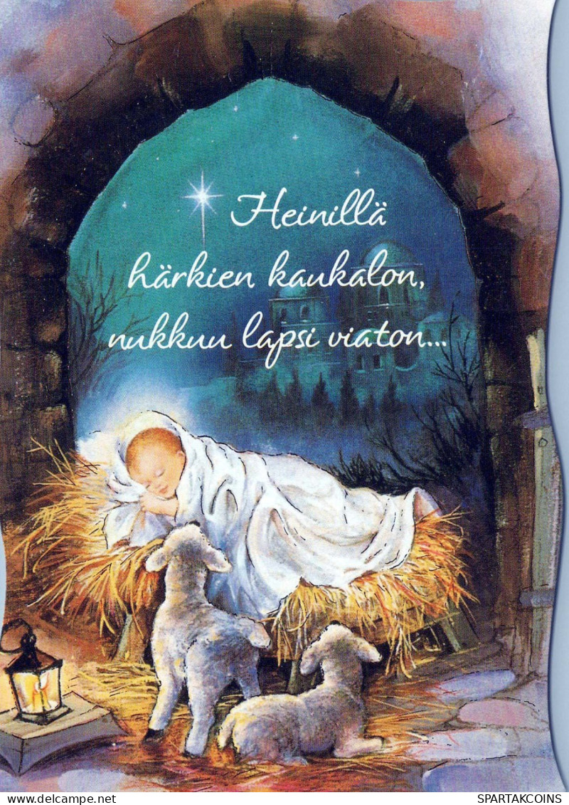 Baby JESUS Religion Vintage Postcard CPSM #PBQ073.A - Jésus