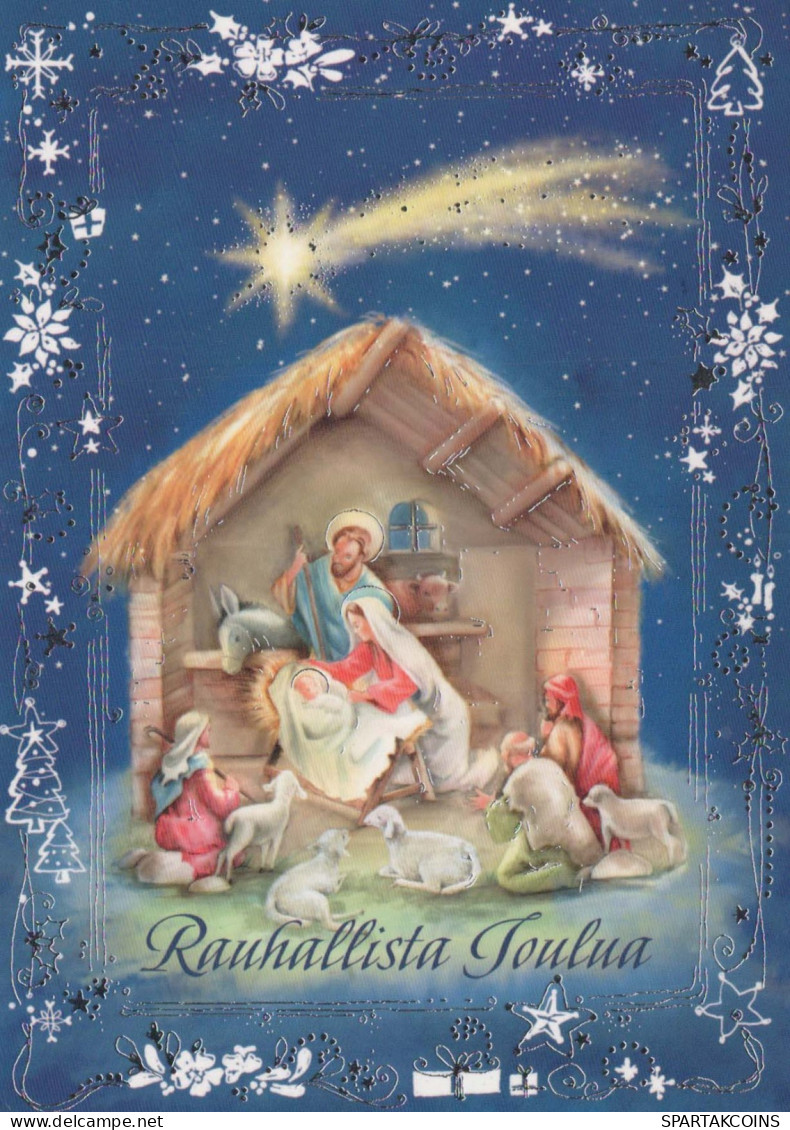 Virgen Mary Madonna Baby JESUS Religion Vintage Postcard CPSM #PBQ033.A - Jungfräuliche Marie Und Madona