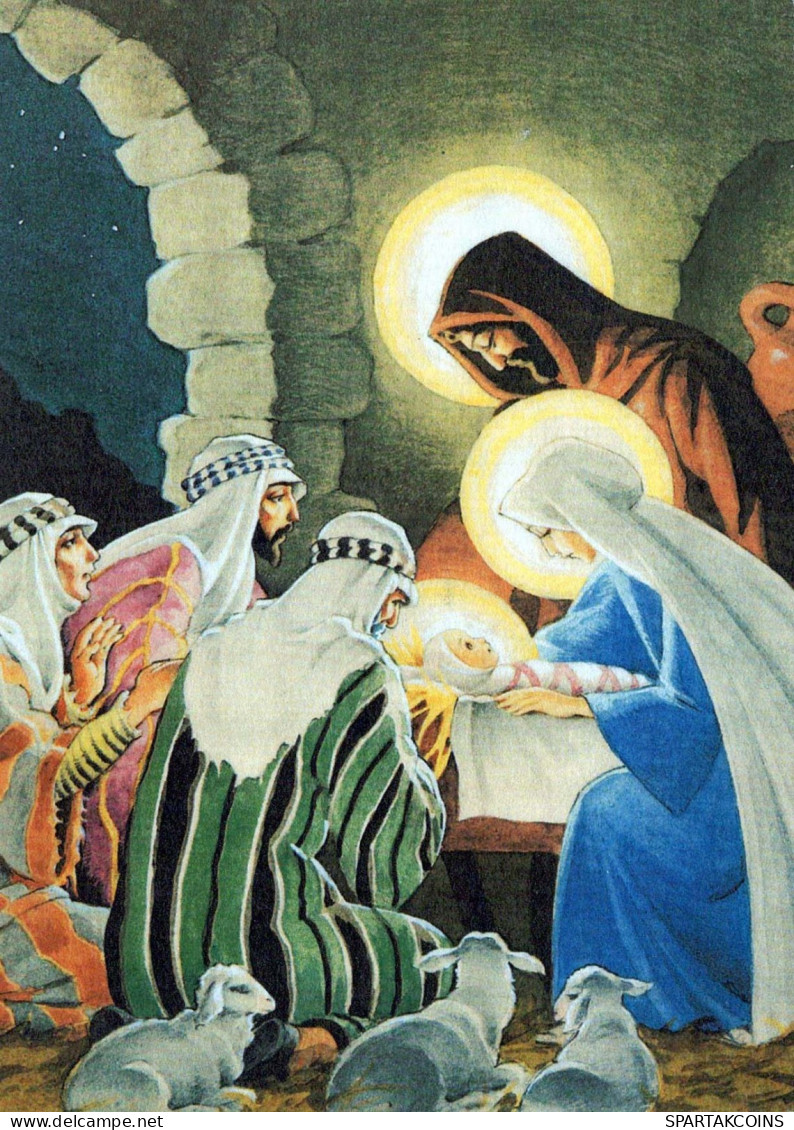 Jungfrau Maria Madonna Jesuskind Religion Vintage Ansichtskarte Postkarte CPSM #PBQ062.A - Jungfräuliche Marie Und Madona