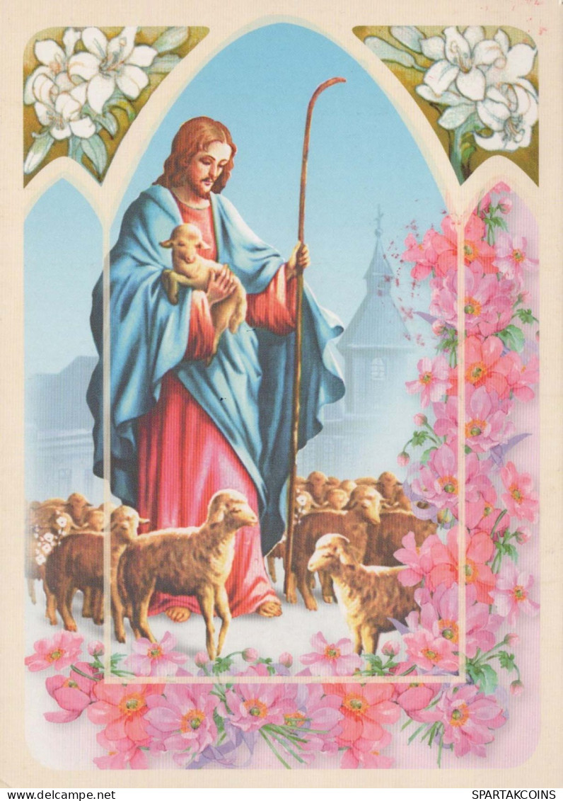 JESUCRISTO Cristianismo Religión Vintage Tarjeta Postal CPSM #PBP763.A - Jesus