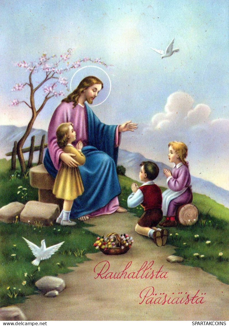 JESUS CHRISTUS Christentum Religion Vintage Ansichtskarte Postkarte CPSM #PBP781.A - Jesus