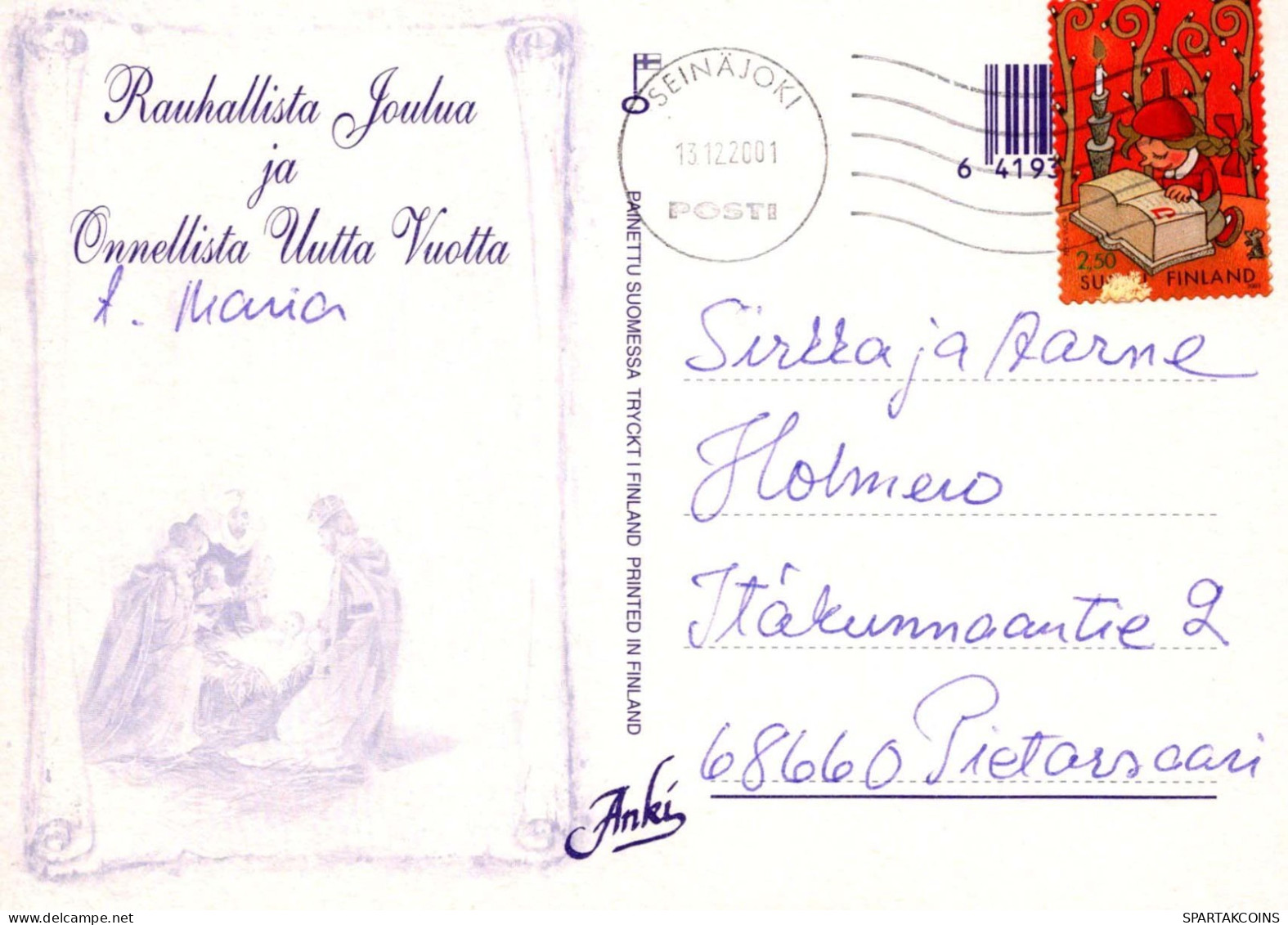 SANTOS Niño JESÚS Cristianismo Religión Vintage Tarjeta Postal CPSM #PBP653.A - Sonstige & Ohne Zuordnung