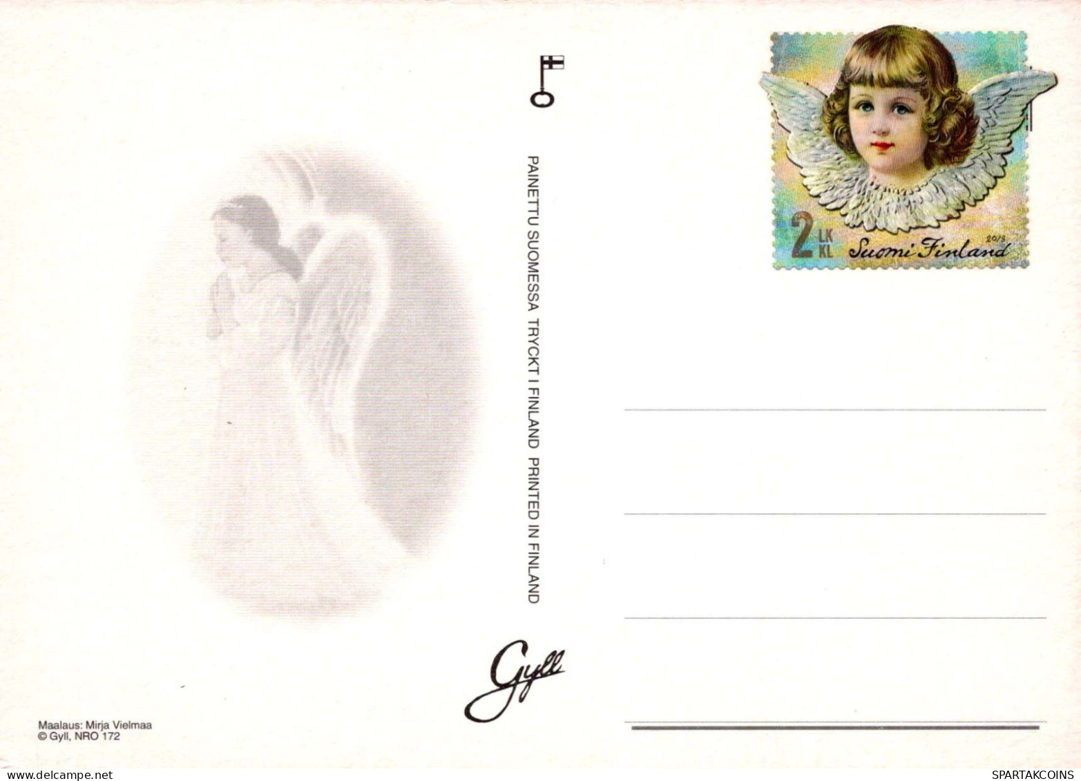 ANGE Noël Vintage Carte Postale CPSM #PBP480.A - Angeli
