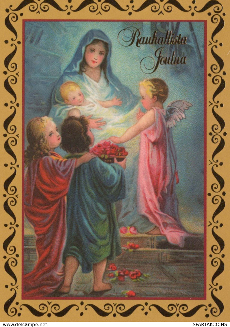 ANGELO Natale Gesù Bambino Vintage Cartolina CPSM #PBP379.A - Engelen