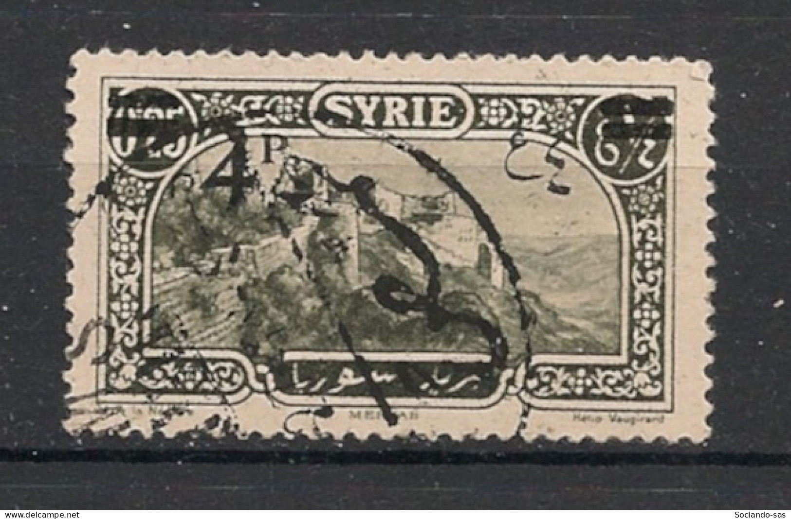 SYRIE - 1926 - N°YT. 180 - Merkab 4pi Sur 0pi25 - Oblitéré / Used - Gebraucht