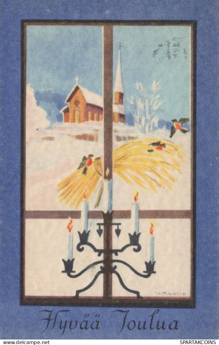 Bonne Année Noël Vintage Carte Postale CPSMPF #PKD108.A - Neujahr