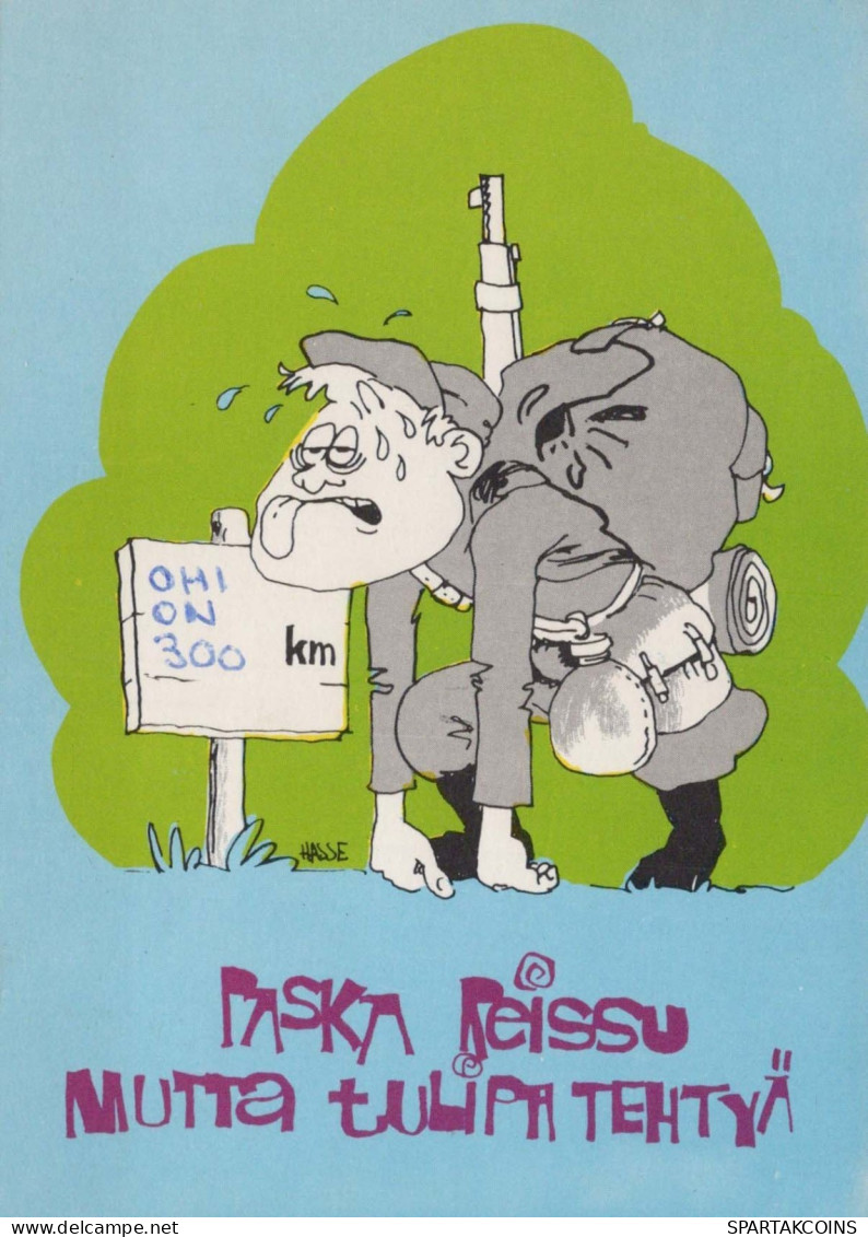 SOLDATI UMORISMO Militaria Vintage Cartolina CPSM #PBV810.A - Humor