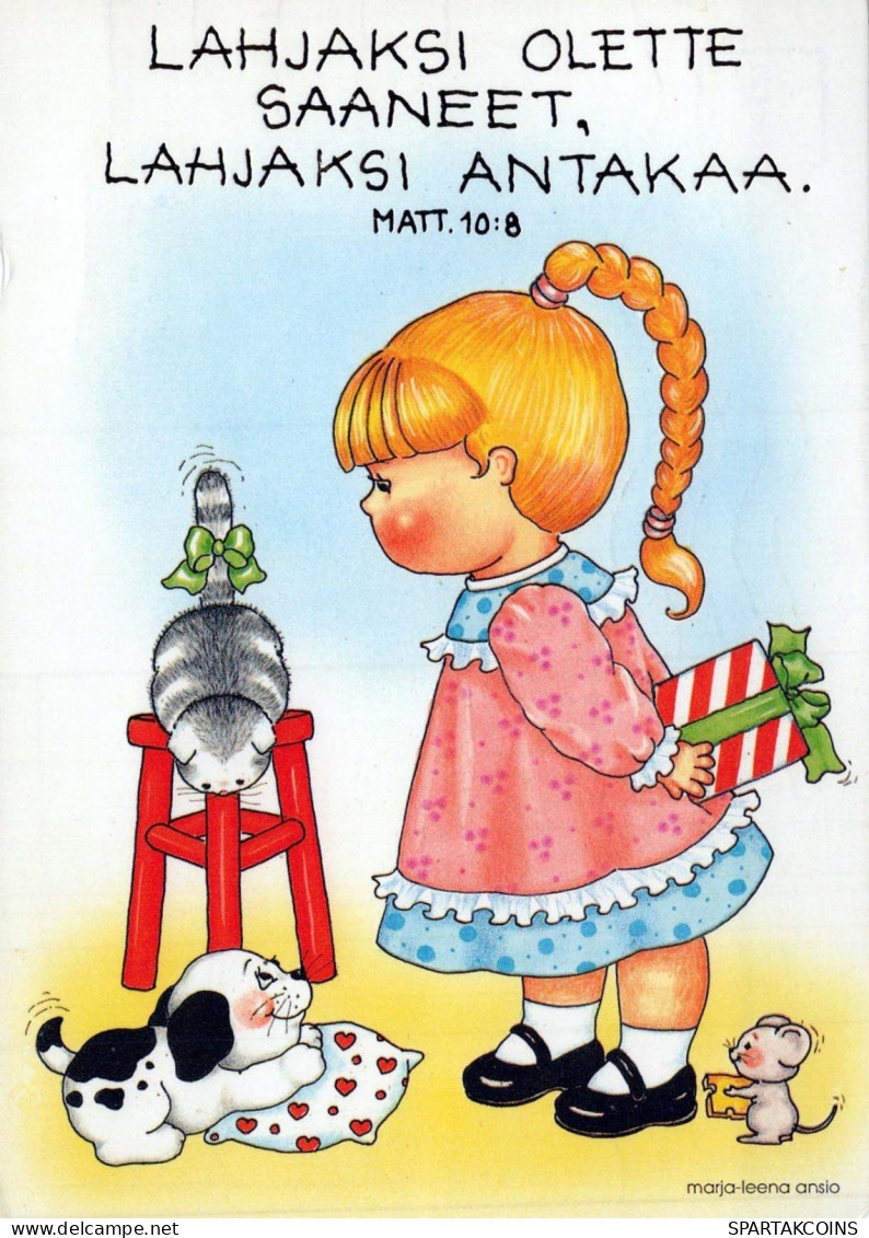 KINDER HUMOR Vintage Ansichtskarte Postkarte CPSM #PBV337.A - Humorous Cards