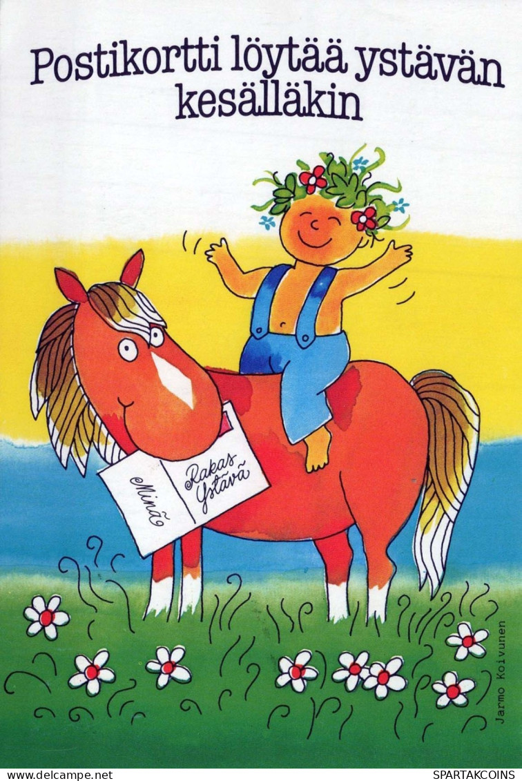 ENFANTS HUMOUR Vintage Carte Postale CPSM #PBV181.A - Cartes Humoristiques