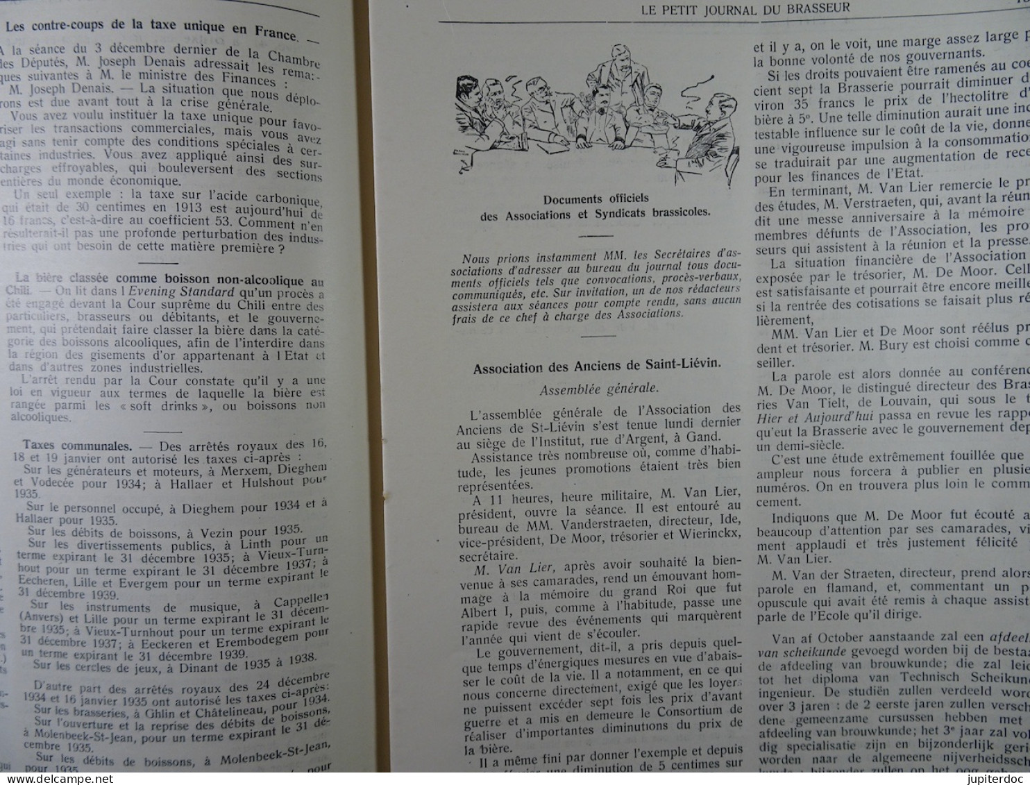 Le Petit Journal Du Brasseur N° 1811 De1935 Pages 130 à 156 Brasserie Belgique Bières Publicité Matériel Brouwerij - 1900 - 1949