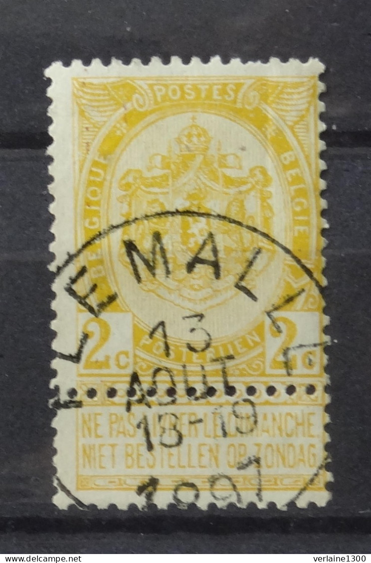 54 Avec Belle Oblitération Flémalle - 1893-1907 Wappen