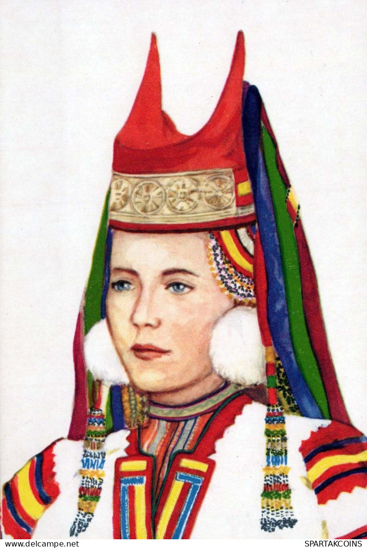 WOMEN'S CLOTHING XIX CENTURY URSS Vintage Carte Postale CPSMPF #PKG987.A - Costumes