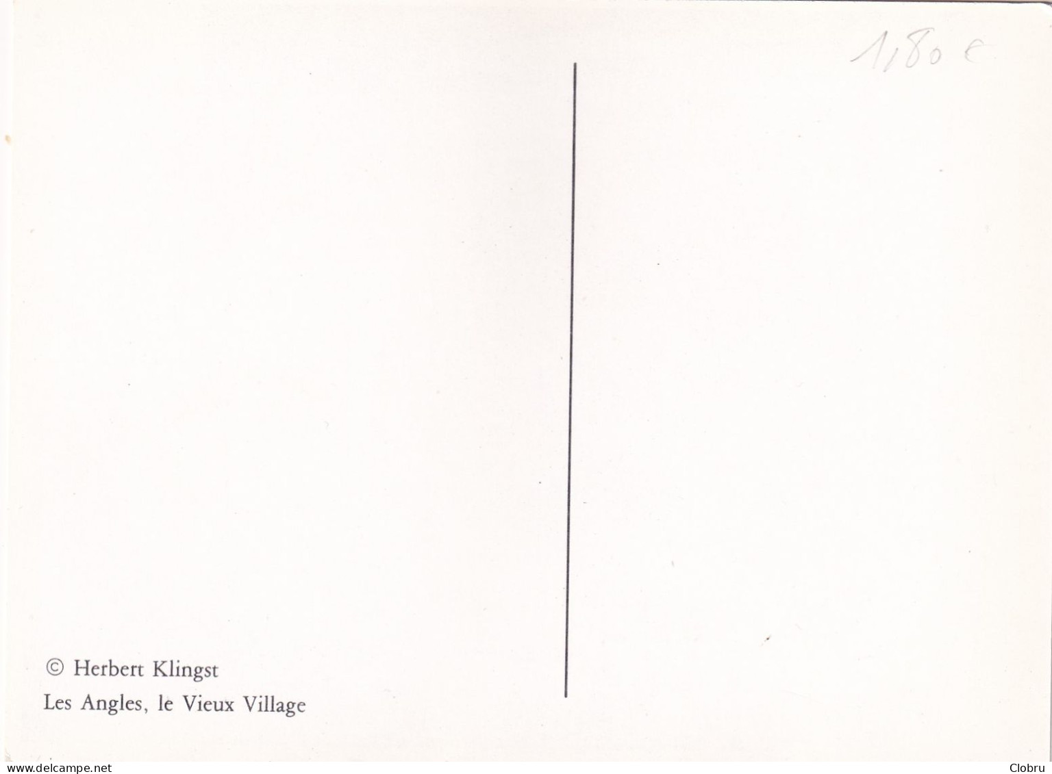 66, Les Angles, Le Vieux Village « Herbert Klingst »  Format 15 X 11 - Sonstige & Ohne Zuordnung