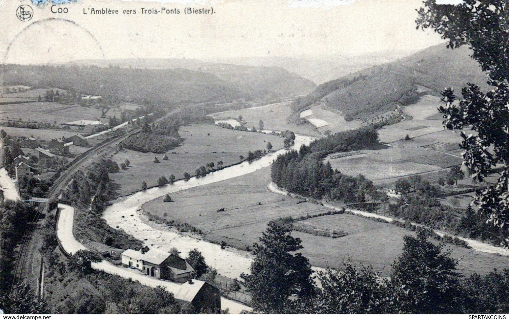 BELGIO COO WATERFALL Provincia Di Liegi Cartolina CPA #PAD053.A - Stavelot