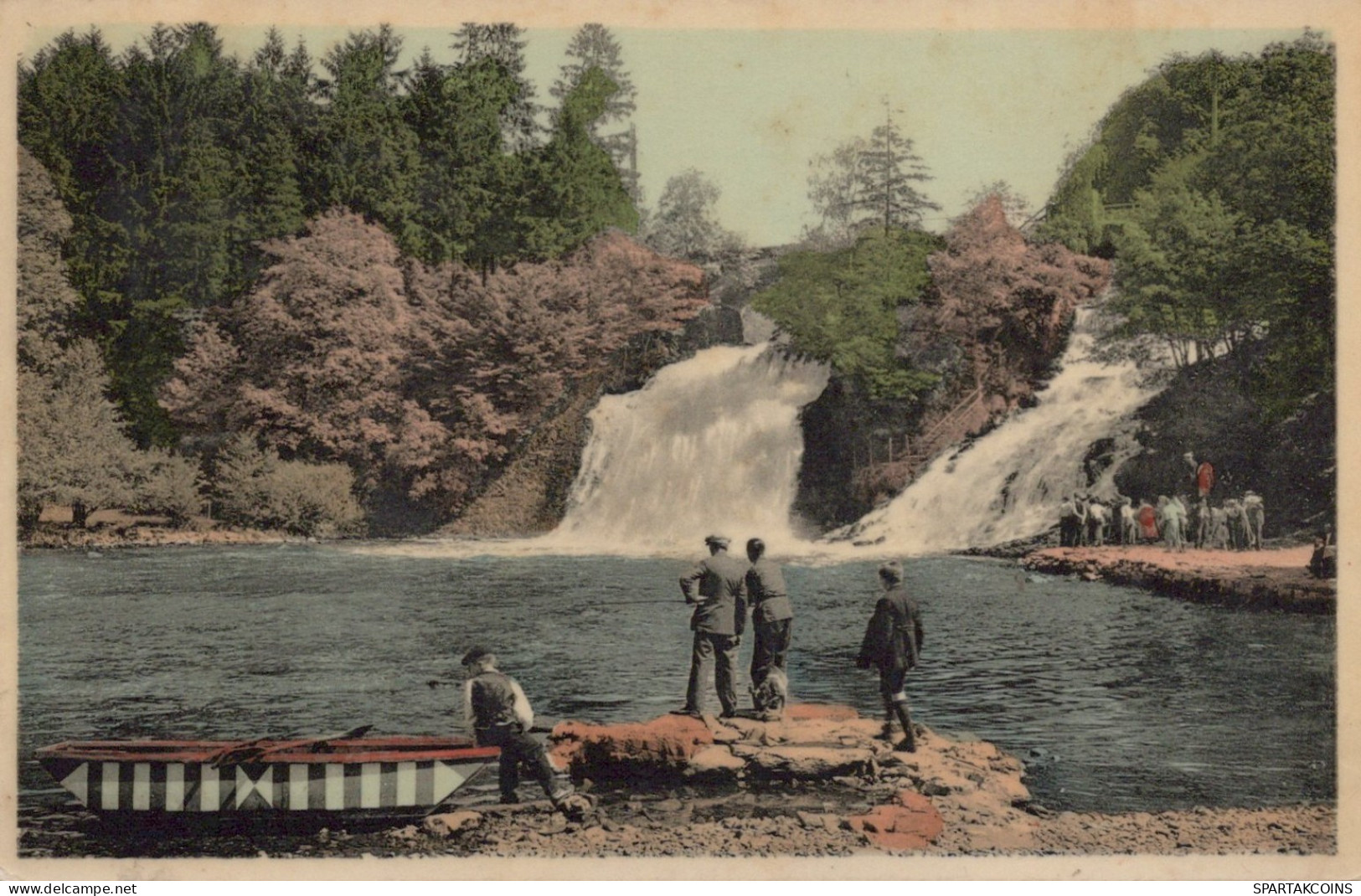 BELGIUM COO WATERFALL Province Of Liège Postcard CPA #PAD021.A - Stavelot