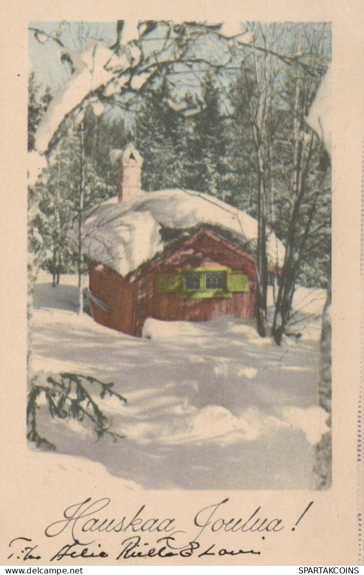 Neujahr Weihnachten Vintage Ansichtskarte Postkarte CPSMPF #PKG243.A - Neujahr