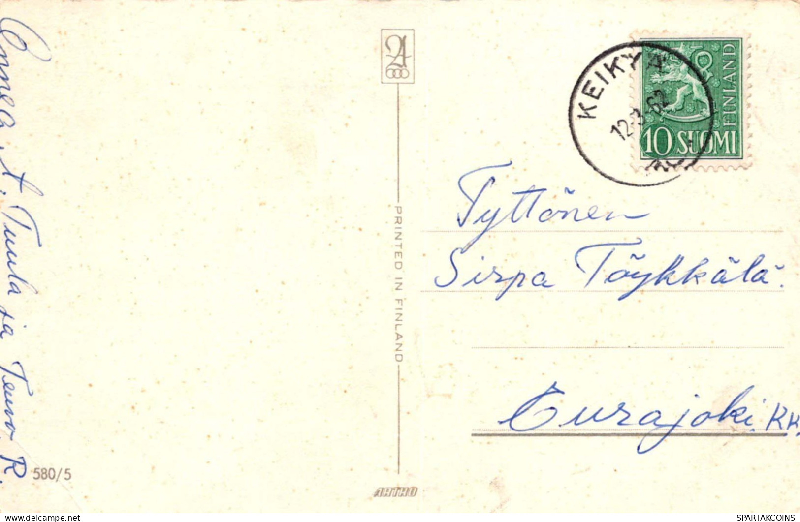 FLORES Vintage Tarjeta Postal CPSMPF #PKG075.A - Flowers