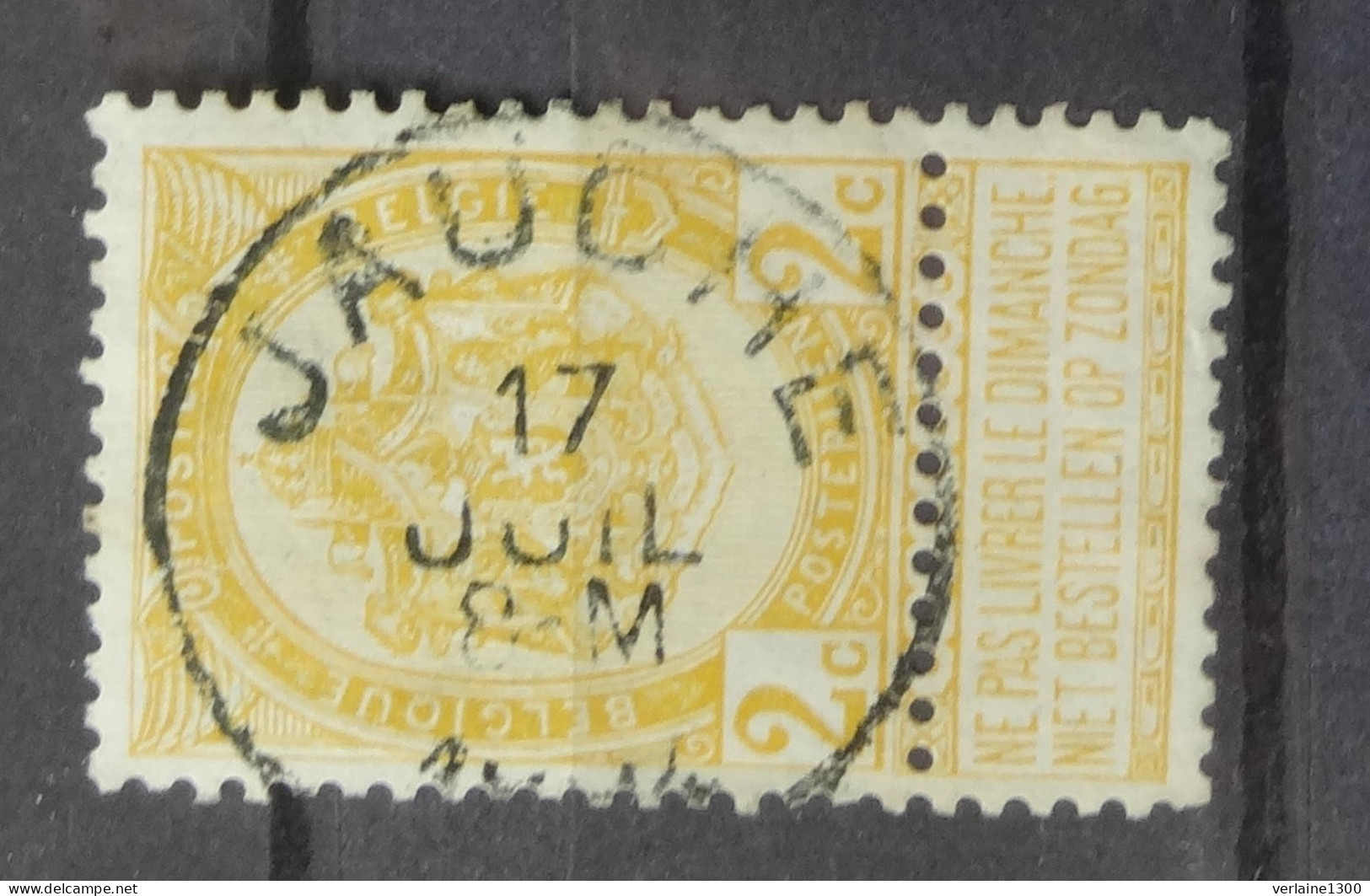 54 Avec Belle Oblitération Jauche - 1893-1907 Wappen