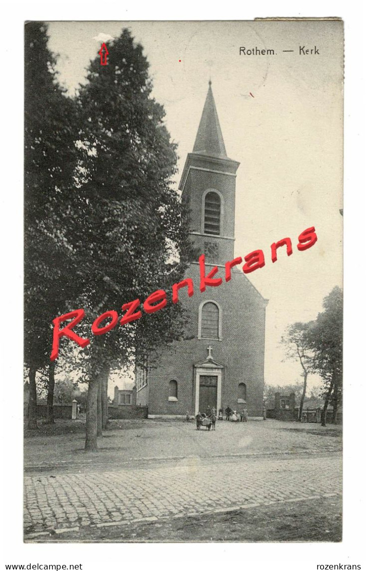 Rothem Kerk Rotem De St.-Monulphus-en-Gondulphuskerk Dilsen-Stokkem Zeldzaam Geanimeerd - Dilsen-Stokkem