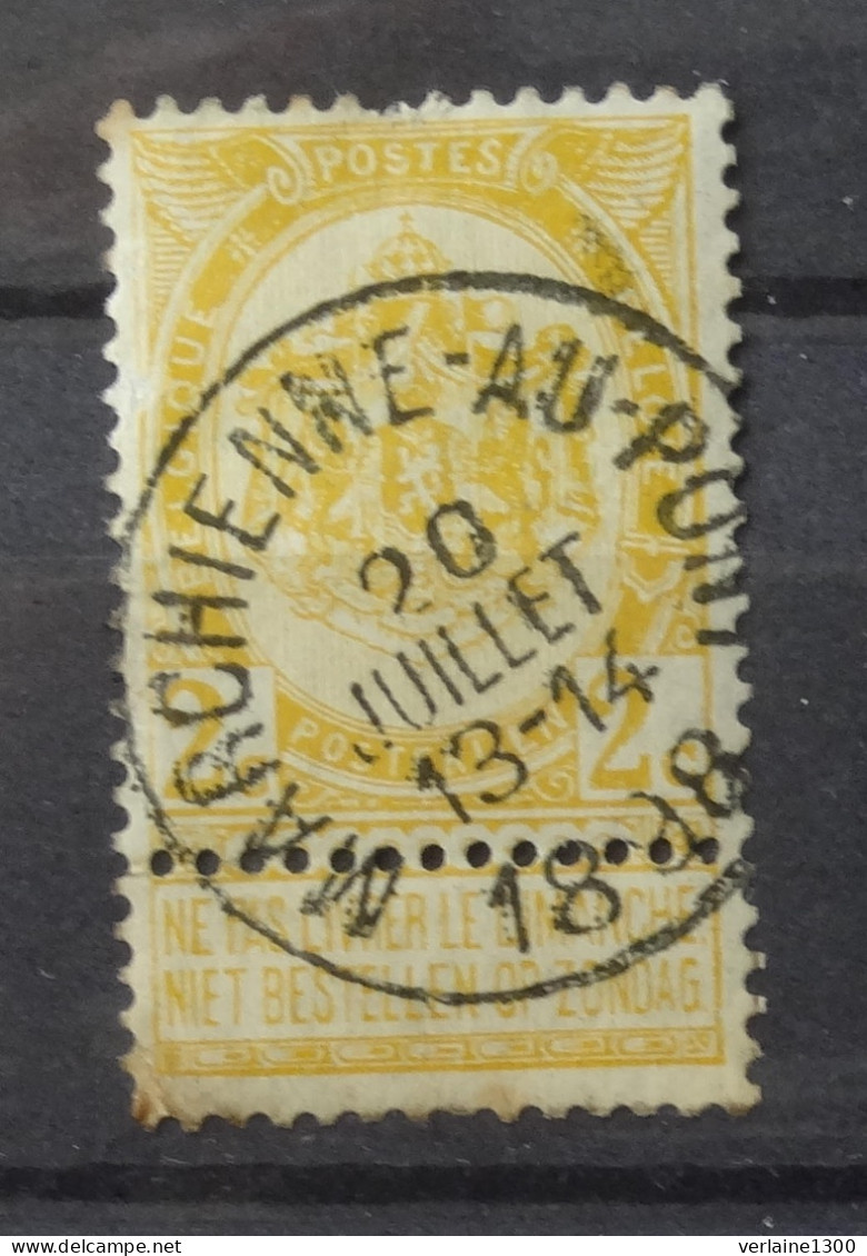 54 Avec Belle Oblitération Marchienne-au-pont - 1893-1907 Stemmi