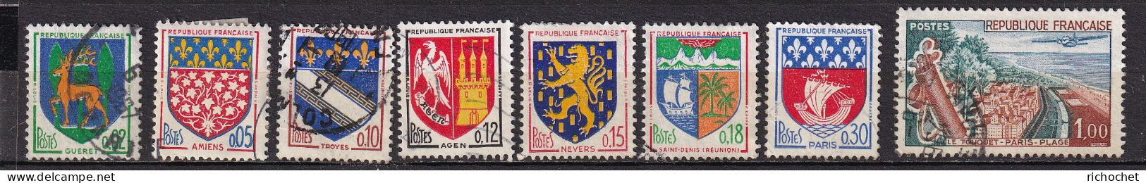 France  1351B à 1354 B + 1355 ° - Oblitérés