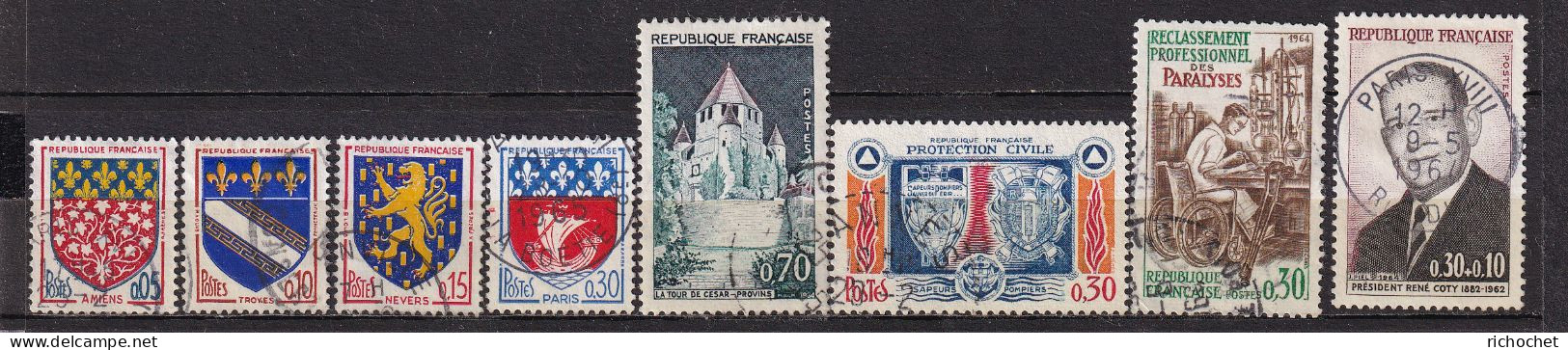 France 1352 + 1353 + 1354 + 1354B + 1392A + 1404 + 1405 + 1412 ° - Used Stamps