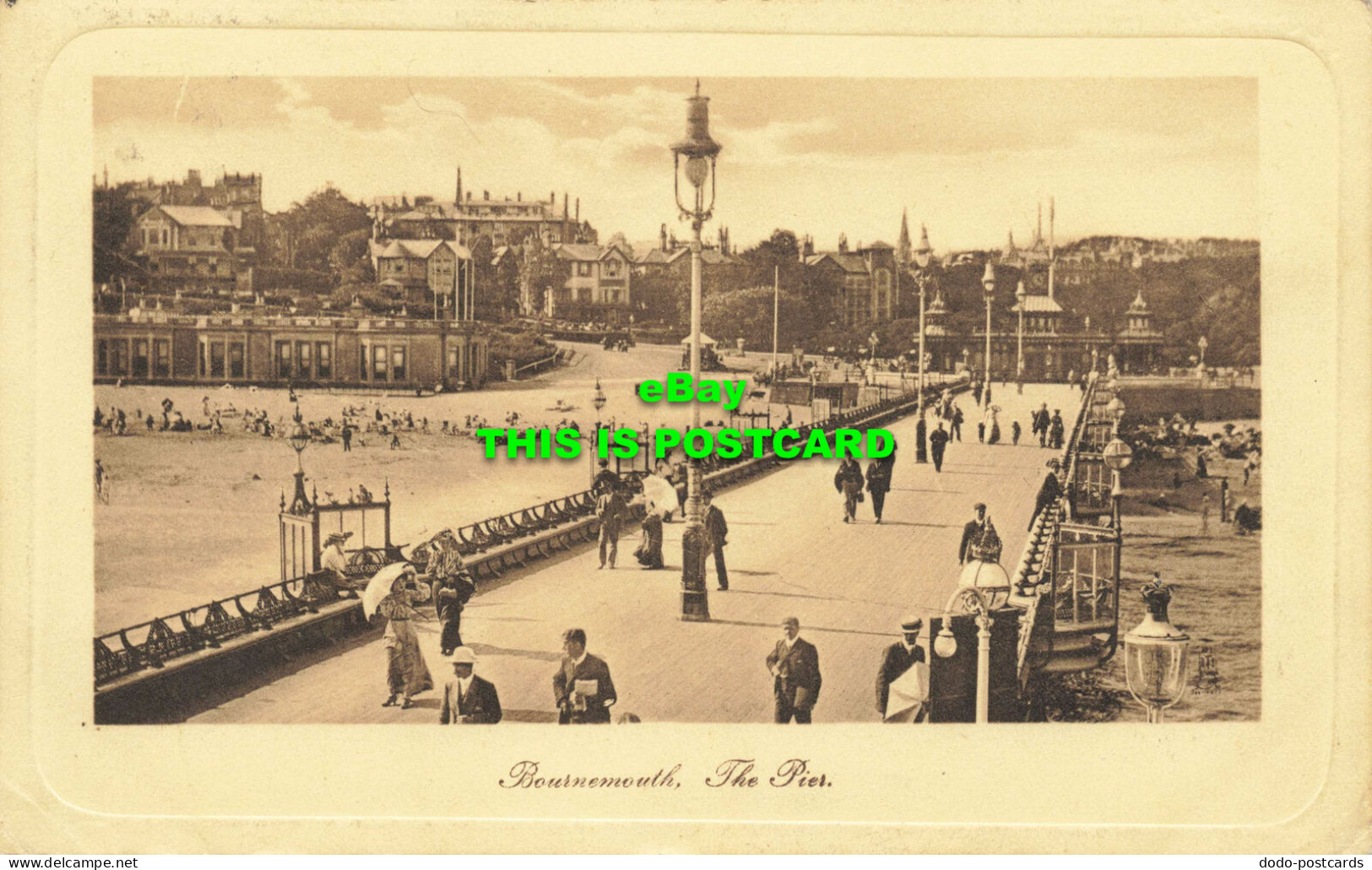 R596607 Bournemouth. Pier. Tuck. Sepia Plate Market Postcard. No. 2478. 1911 - Wereld