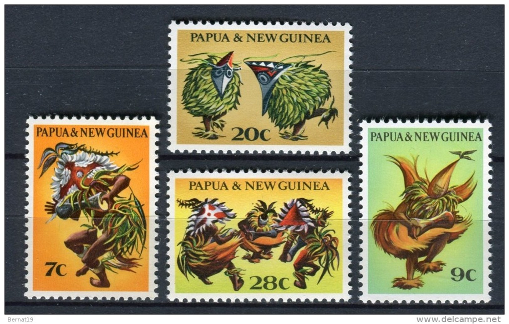 Papua Nueva Guinea 1971. Yvert 209-12 ** MNH. - Papúa Nueva Guinea
