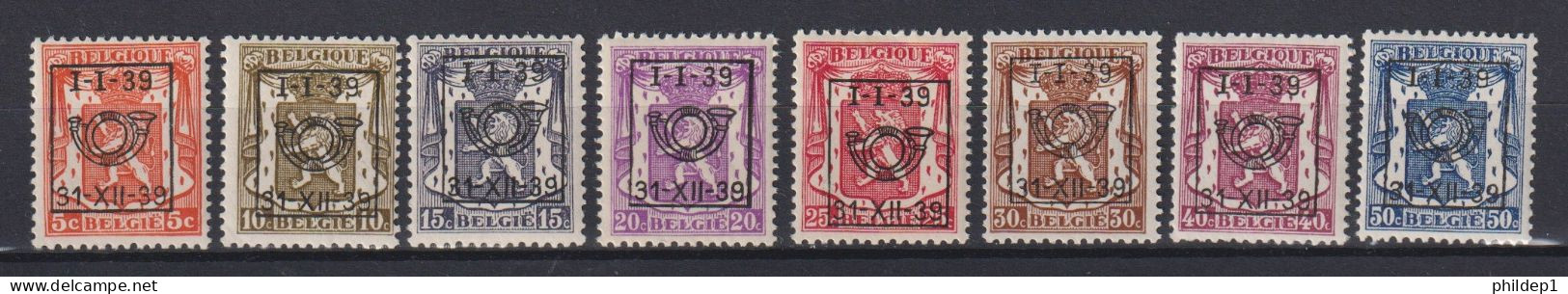Belgique: COB N° PRE420/27 **, MNH, Neuf(s). TTB !!! Voir Le(s) Scan(s) !!! - Typo Precancels 1936-51 (Small Seal Of The State)